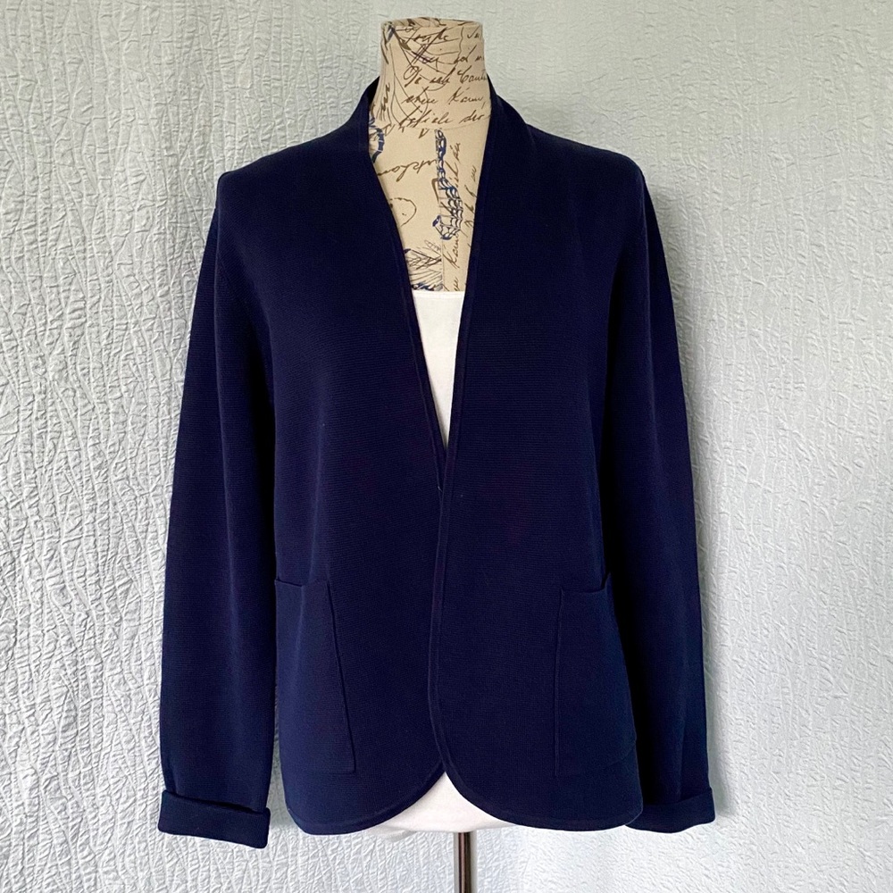 Eileen Fisher NWOT Silk Cotton Cardigan Jacket